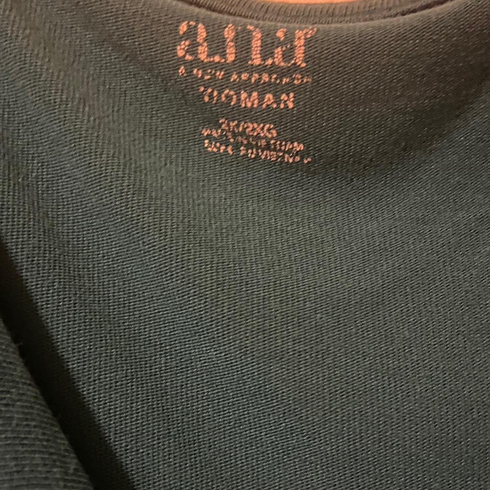 Apt. 9 Deep Teal and Black Ombre Tunic - Picture 2 of 2